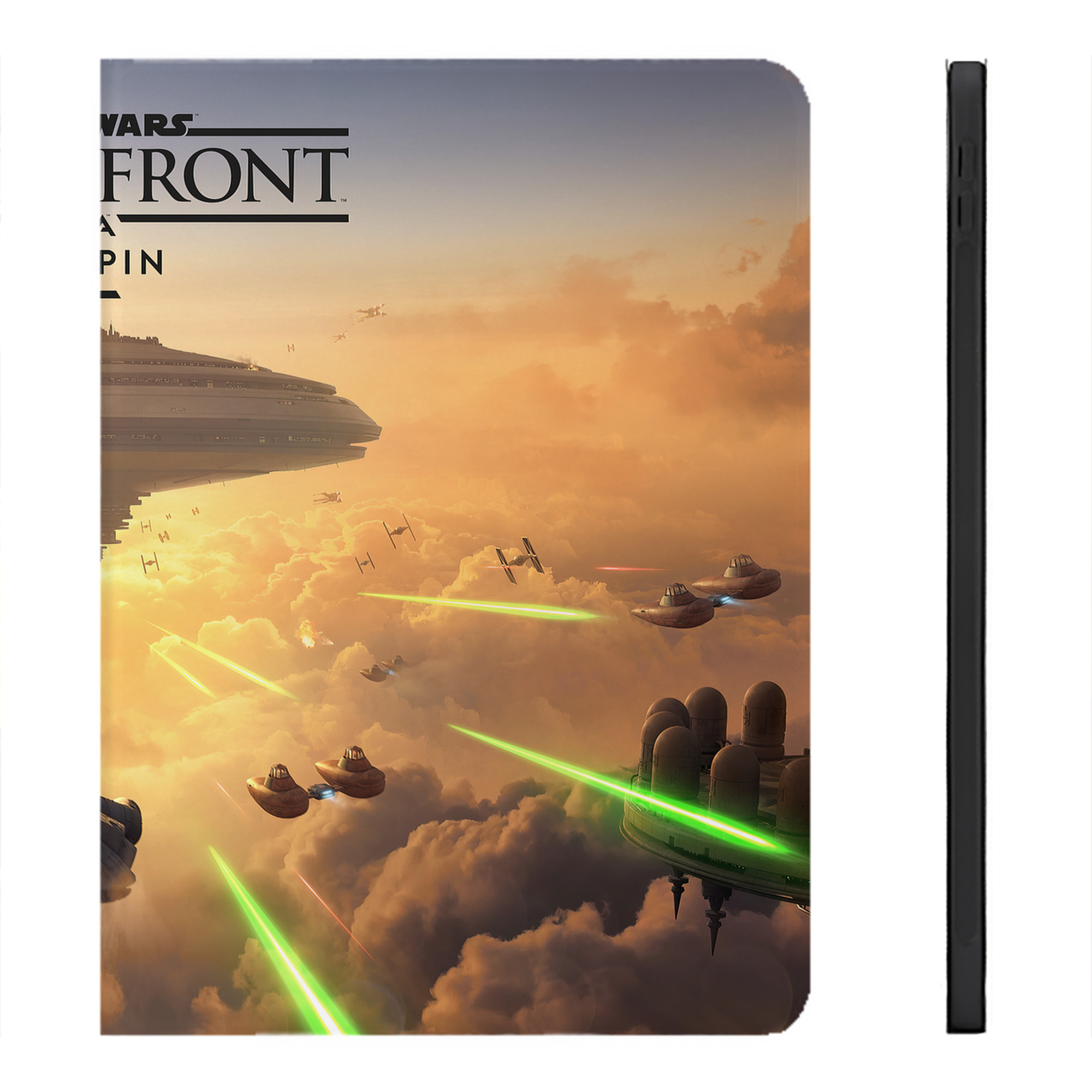 （画像用） スター・ウォーズ Star Wars IPadケース ペンホルダー付き ブックスタイルデザイン
